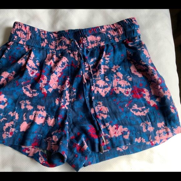 AX Armani exchange shorts size 4 Blue multicolor spring summer - Picture 1 of 5